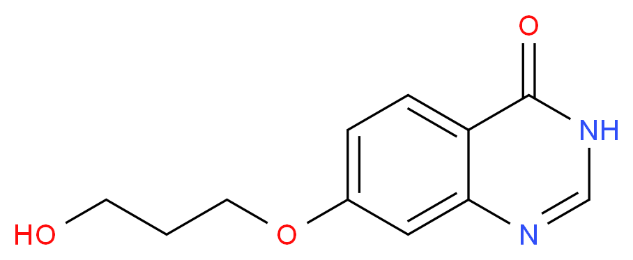 7-(3-Hydroxypropoxy)quinazolin-4(3H)-one_Molecular_structure_CAS_557770-89-5)