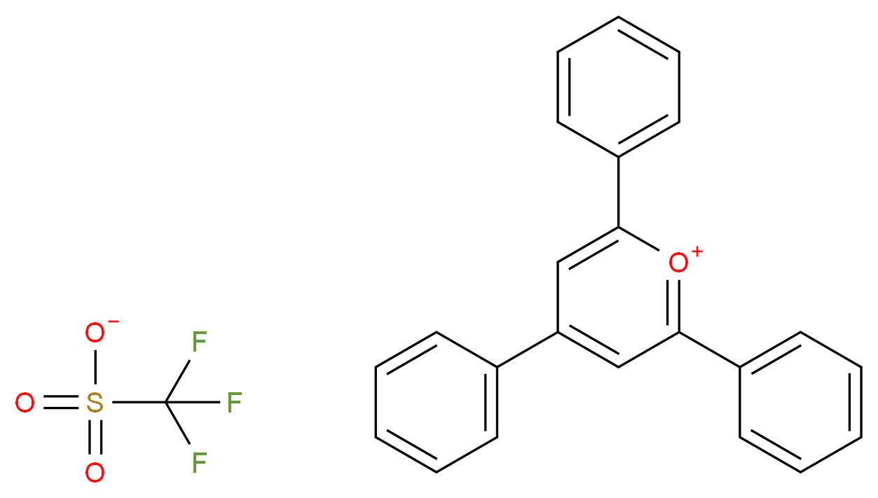 2,4,6-triphenylpyranium trifluoromethanesulfonate_Molecular_structure_CAS_70962-62-8)