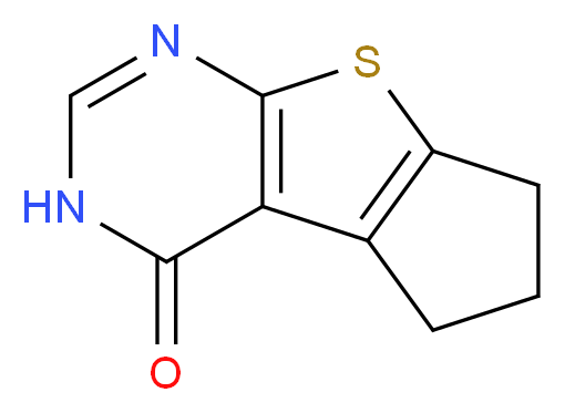 6,7-dihydro-3H-cyclopenta[4,5]thieno[2,3-d]pyrimidin-4(5H)-one_Molecular_structure_CAS_)