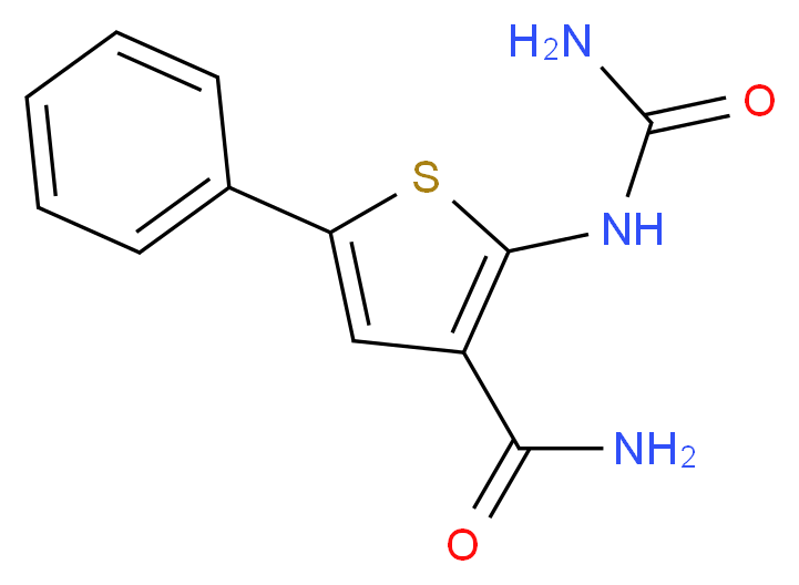 (5-Phenyl-2-ureido)thiophene-3-carboxamide_Molecular_structure_CAS_354811-10-2)