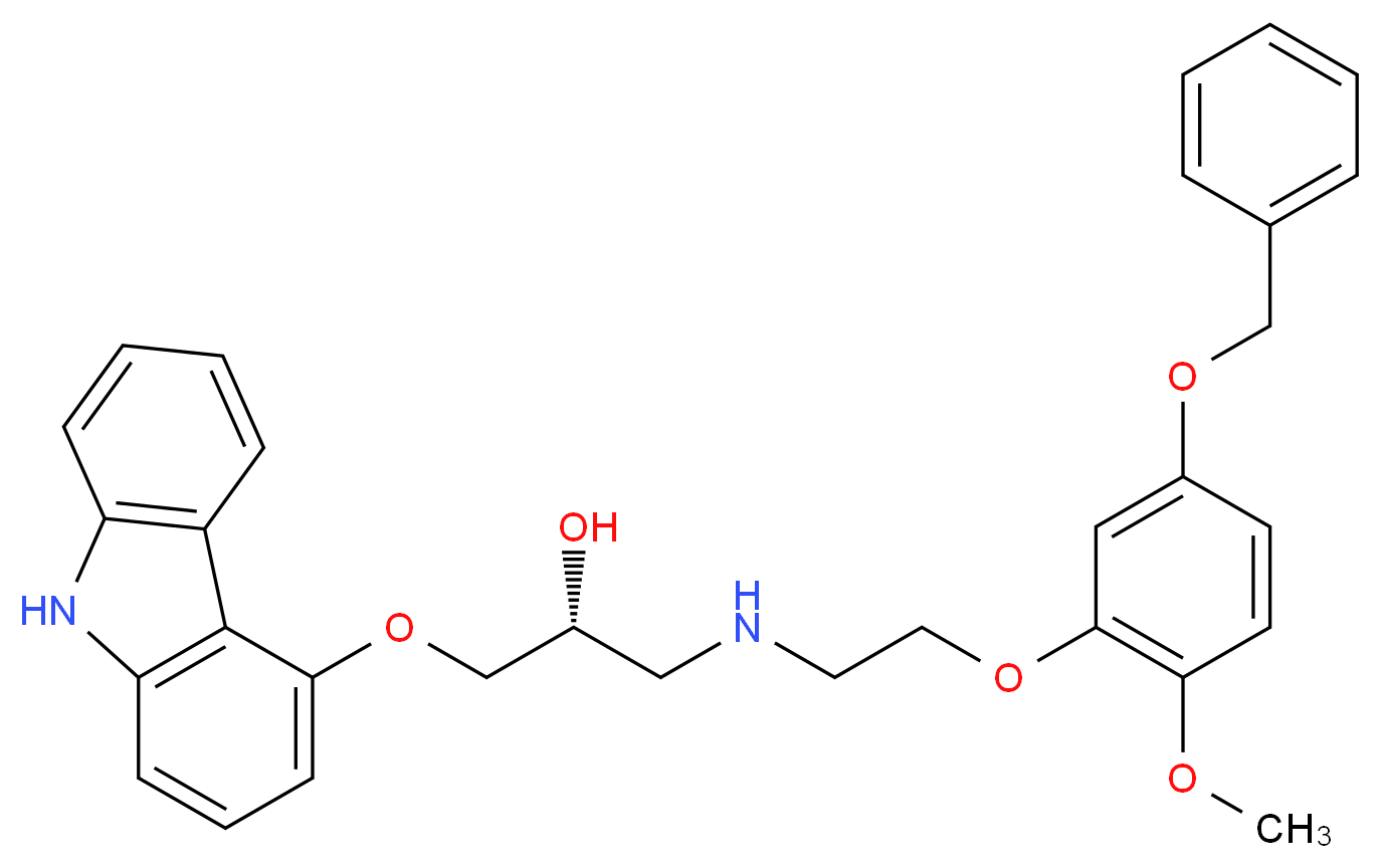 (R)-(+)-5'-Benzyloxy Carvedilol_Molecular_structure_CAS_1217637-76-7)