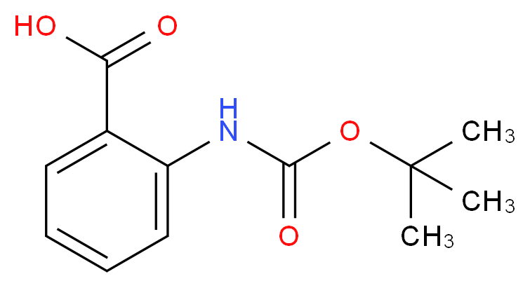 2-Aminobenzoic acid, BOC protected_Molecular_structure_CAS_)