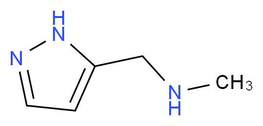 N-methyl-1-(1H-pyrazol-5-yl)methanamine_Molecular_structure_CAS_676491-02-4)