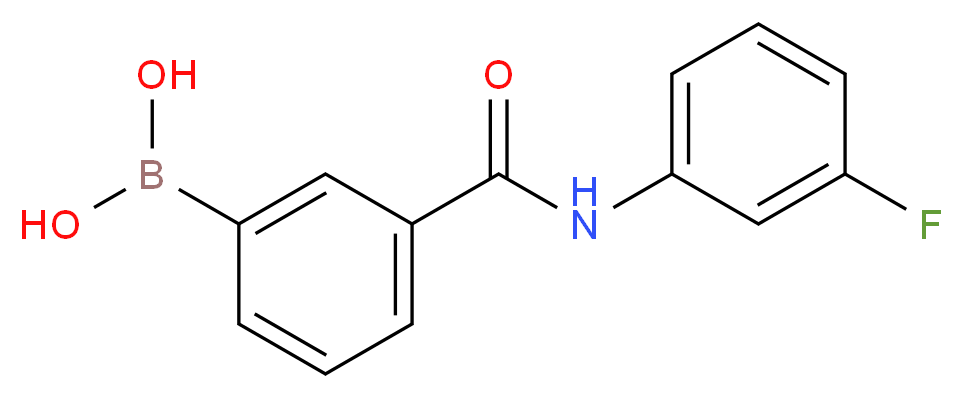 3-[(3-Fluorophenyl)carbamoyl]benzeneboronic acid 98%_Molecular_structure_CAS_874288-34-3)
