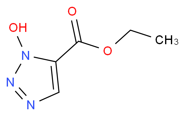 1-hydroxy-1h-1,2,3-triazole-5-carboxylic acid ethyl ester_Molecular_structure_CAS_137156-41-3)
