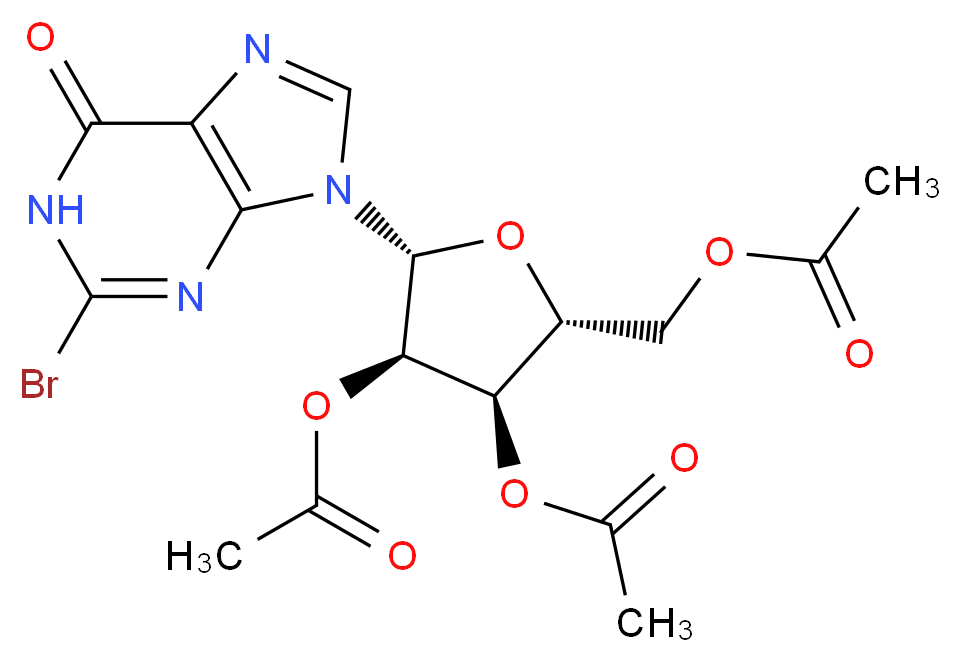 2-Bromo-2',3',5'-tri-O-acetylinosine _Molecular_structure_CAS_41623-91-0)