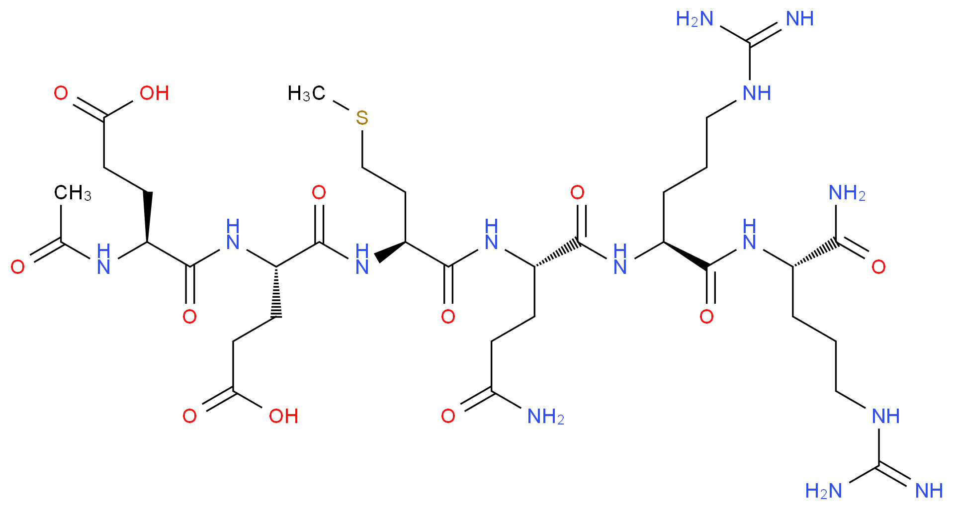 Acetyl hexapeptide-3_Molecular_structure_CAS_616204-22-9)