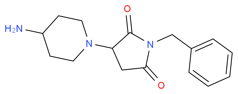 3-(4-aminopiperidin-1-yl)-1-benzylpyrrolidine-2,5-dione_Molecular_structure_CAS_)