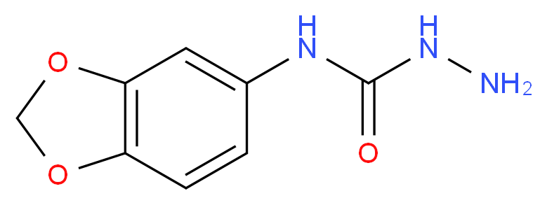 3-amino-1-(2H-1,3-benzodioxol-5-yl)urea_Molecular_structure_CAS_)