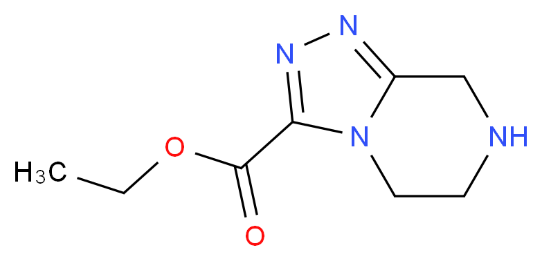 Ethyl 5,6,7,8-tetrahydro[1,2,4]triazolo[4,3-a]pyrazine-3-carboxylate_Molecular_structure_CAS_723286-68-8)