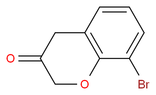 8-Bromochroman-3-one_Molecular_structure_CAS_133118-80-6)