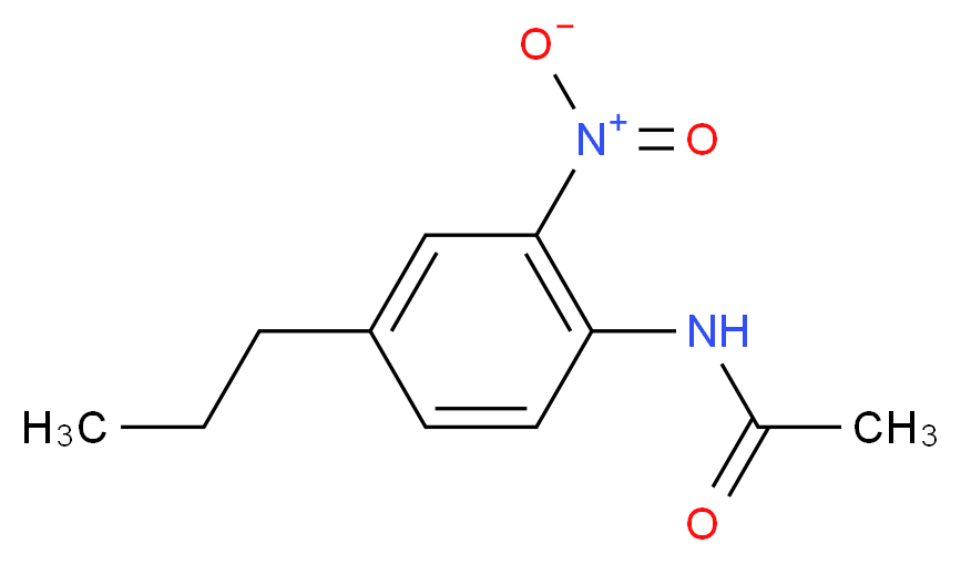 N1-(2-nitro-4-propylphenyl)acetamide_Molecular_structure_CAS_99841-36-8)