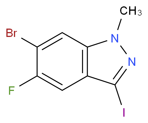 6-Bromo-5-fluoro-3-iodo-1-methyl-1H-indazole_Molecular_structure_CAS_)