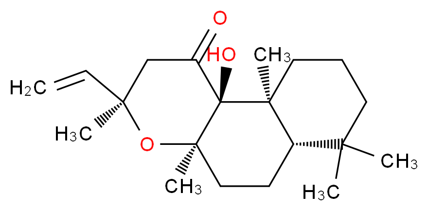 9α-Hydroxy-8,13-epoxy-labd-14-en-11-one from Coleus forskohlii_Molecular_structure_CAS_72963-78-1)
