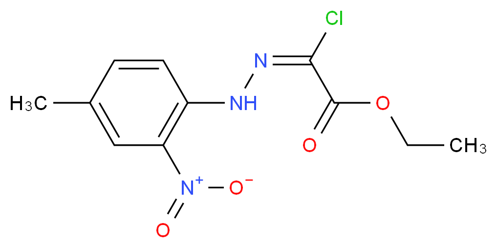 Ethyl 2-chloro-2-[2-(4-methyl-2-nitrophenyl)-hydrazono]acetate_Molecular_structure_CAS_)