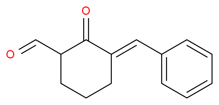 3-Benzylidene-2-oxo-cyclohexanecarbaldehyde_Molecular_structure_CAS_69009-80-9)