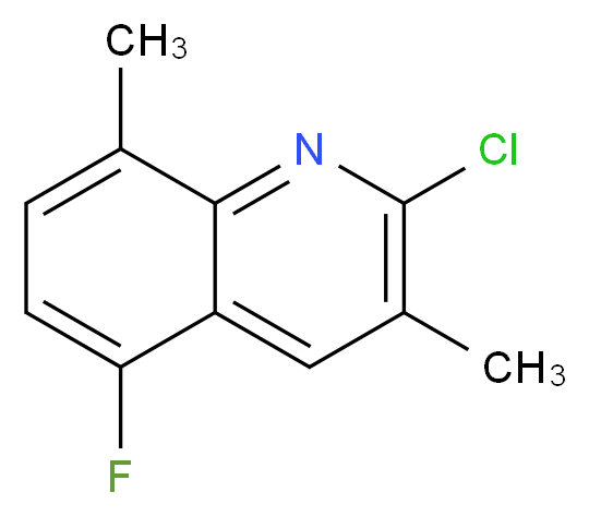2-Chloro-3,8-dimethyl-5-fluoroquinoline 97%_Molecular_structure_CAS_175204-94-1)