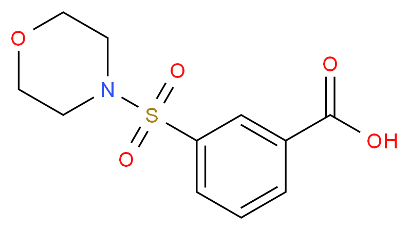 3-(Morpholinosulfonyl)benzenecarboxylic acid_Molecular_structure_CAS_299181-75-2)