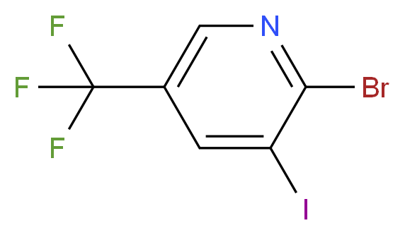 2-Bromo-3-iodo-5-(trifluoromethyl)pyridine_Molecular_structure_CAS_1214323-90-6)
