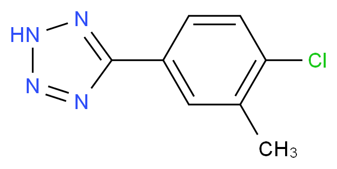 5-(4-CHLORO-3-METHYL-PHENYL)-2H-TETRAZOLE_Molecular_structure_CAS_885278-43-3)