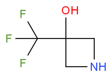 3-(trifluoromethyl)azetidin-3-ol_Molecular_structure_CAS_)