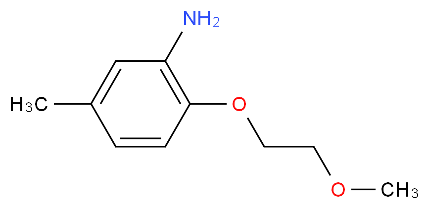 2-(2-Methoxyethoxy)-5-methylaniline_Molecular_structure_CAS_)