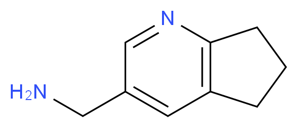(6,7-dihydro-5H-cyclopenta[b]pyridin-3-ylmethyl)amine_Molecular_structure_CAS_115248-30-1)