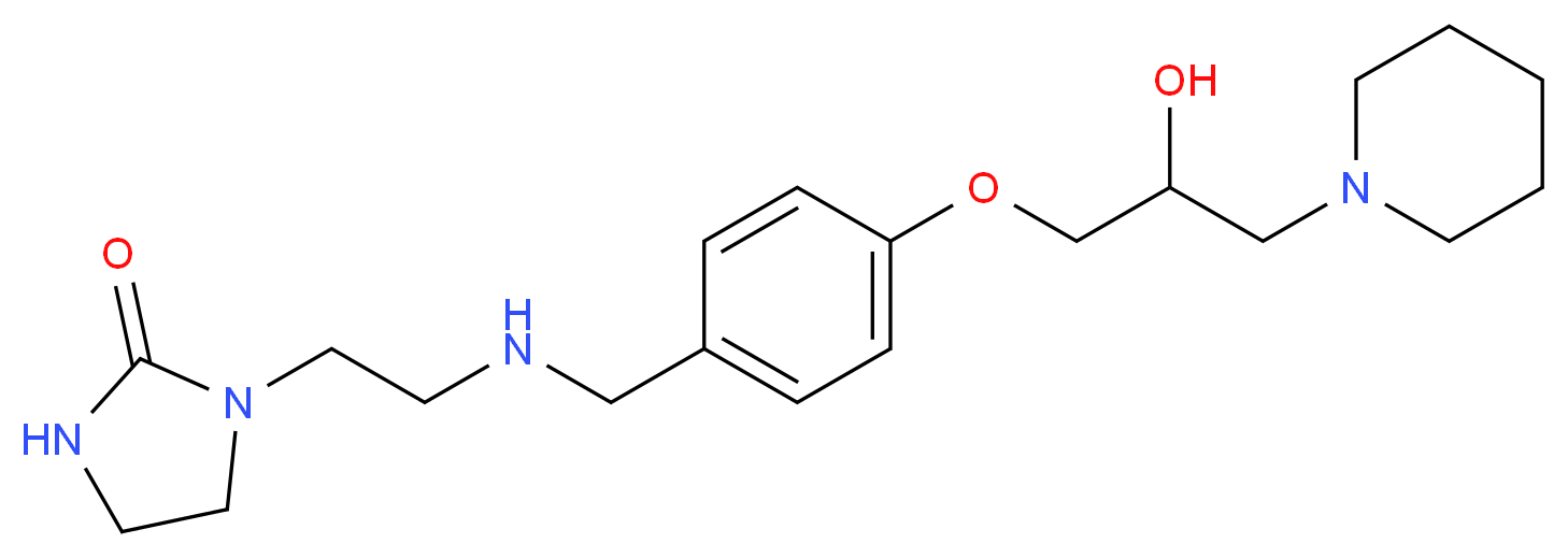 1-[2-({4-[2-hydroxy-3-(1-piperidinyl)propoxy]benzyl}amino)ethyl]-2-imidazolidinone_Molecular_structure_CAS_)