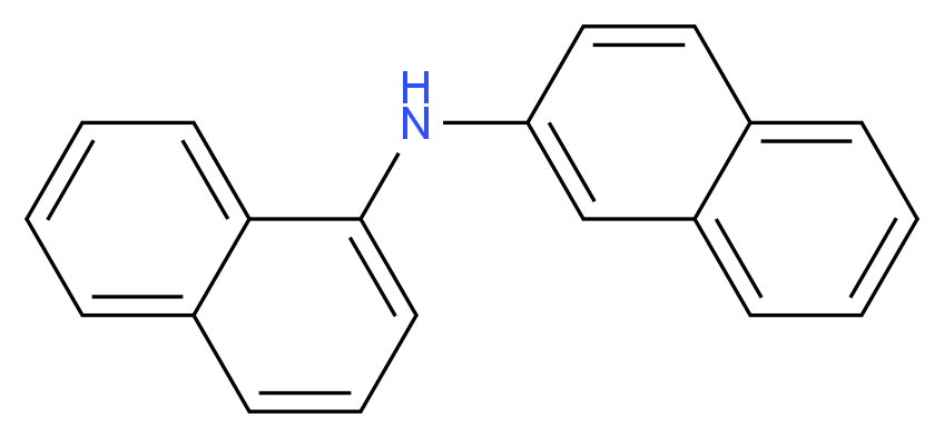N-(Naphthalen-2-yl)naphthalen-1-aMine_Molecular_structure_CAS_4669-06-1)
