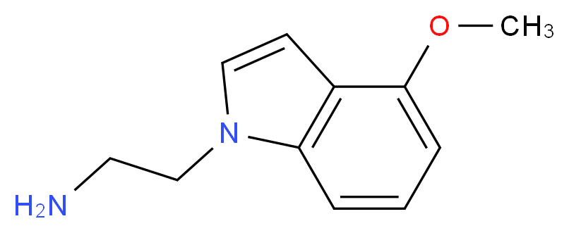 2-(4-methoxy-1H-indol-1-yl)ethanamine_Molecular_structure_CAS_)