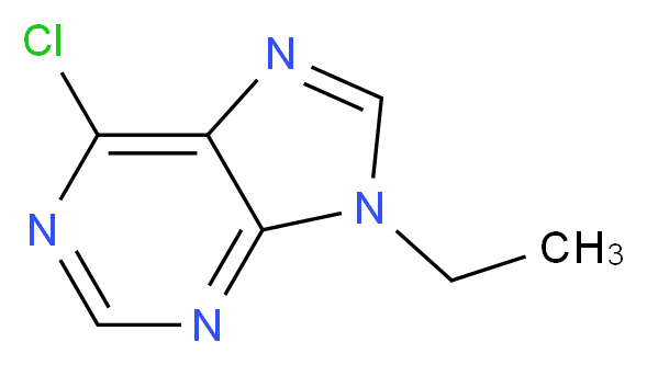 6-Chloro-9-ethyl-9H-purine_Molecular_structure_CAS_5462-86-2)