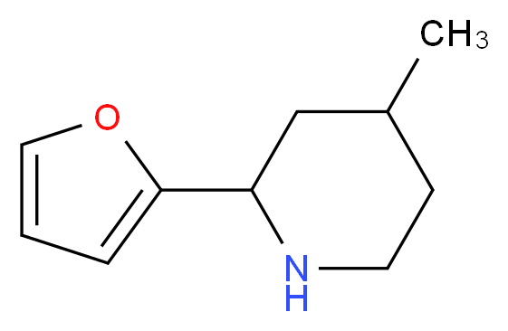 2-(furan-2-yl)-4-methylpiperidine_Molecular_structure_CAS_)