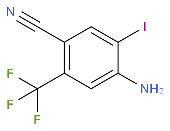 4-Amino-5-iodo-2-(trifluoromethyl)-benzenecarbonitrile_Molecular_structure_CAS_852569-35-8)