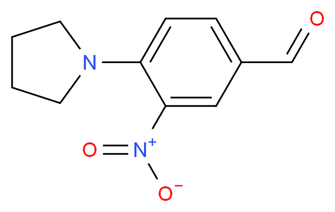 3-Nitro-4-(1-pyrrolidinyl)benzenecarbaldehyde_Molecular_structure_CAS_284679-97-6)