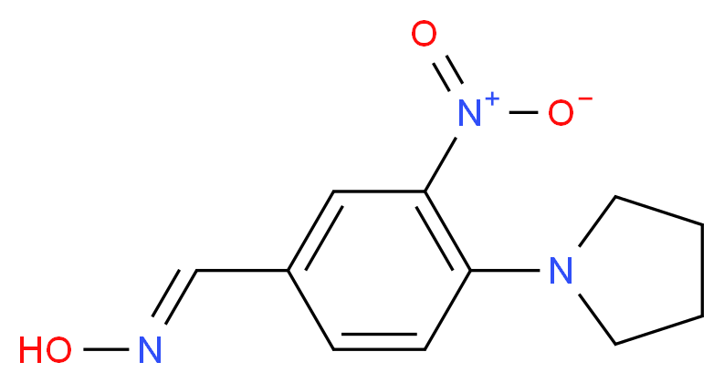 3-nitro-4-pyrrolidin-1-ylbenzaldehyde oxime_Molecular_structure_CAS_)