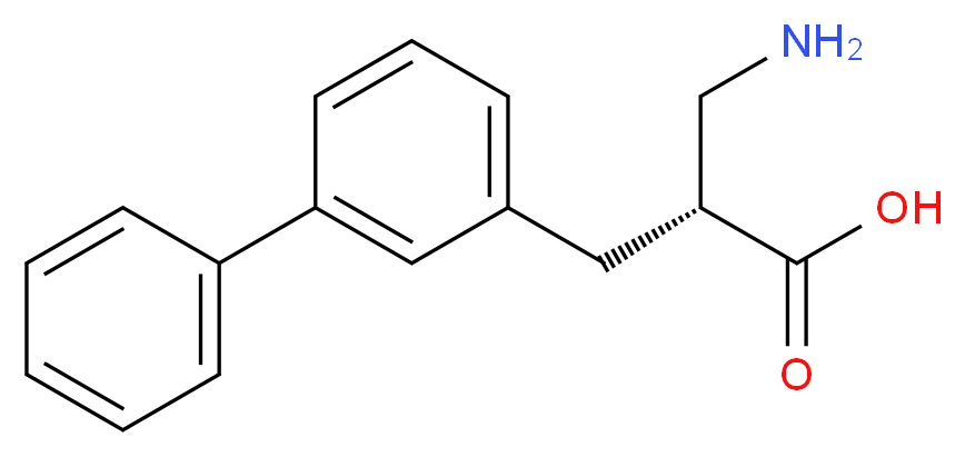 (R)-2-AMINOMETHYL-3-BIPHENYL-3-YL-PROPIONIC ACID_Molecular_structure_CAS_)