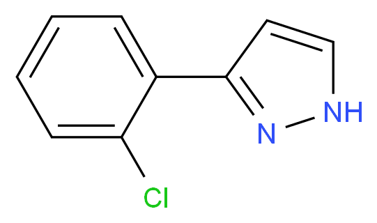 3-(2-Chlorophenyl)-1H-pyrazole_Molecular_structure_CAS_59843-55-9)