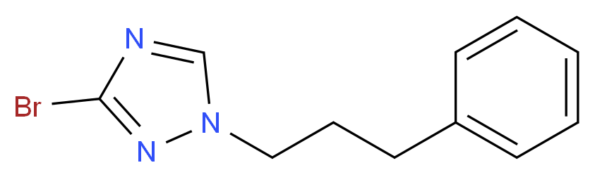 3-bromo-1-(3-phenylpropyl)-1H-1,2,4-triazole_Molecular_structure_CAS_)