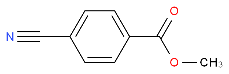 Methyl 4-cyanobenzoate_Molecular_structure_CAS_)