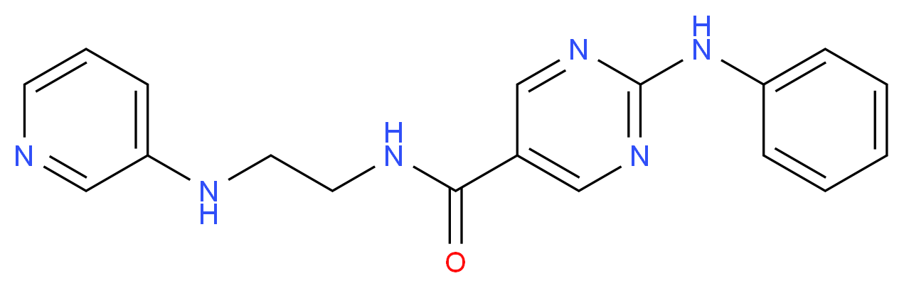 2-anilino-N-[2-(3-pyridinylamino)ethyl]-5-pyrimidinecarboxamide_Molecular_structure_CAS_)
