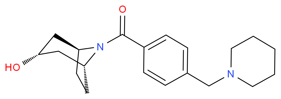 (3-endo)-8-[4-(piperidin-1-ylmethyl)benzoyl]-8-azabicyclo[3.2.1]octan-3-ol_Molecular_structure_CAS_)
