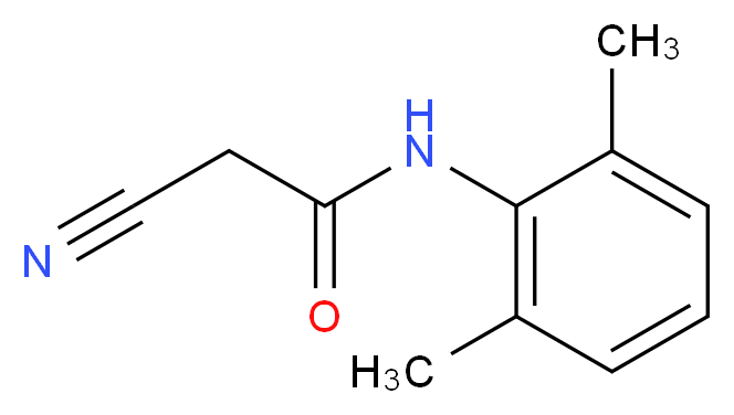2-Cyano-N-(2,6-dimethylphenyl)acetamide_Molecular_structure_CAS_53984-98-8)