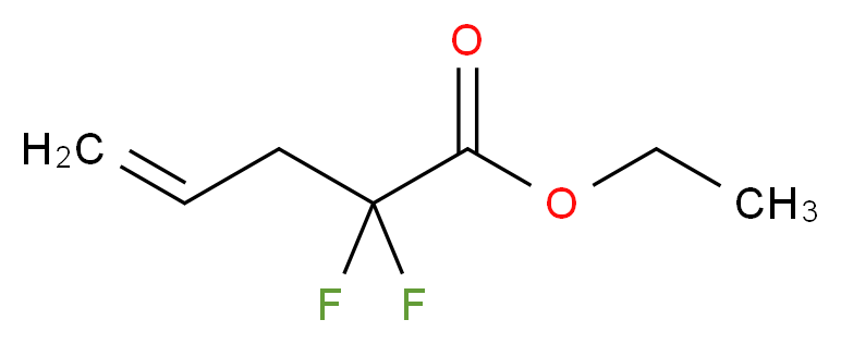 Ethyl 2,2-difluoropent-4-enoate_Molecular_structure_CAS_110482-96-7)