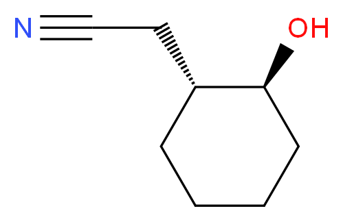 2-[(1R,2S)-2-hydroxycyclohexyl]acetonitrile_Molecular_structure_CAS_)