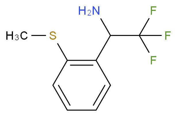 2,2,2-TRIFLUORO-1-(2-METHYLSULFANYL-PHENYL)-ETHYLAMINE_Molecular_structure_CAS_)