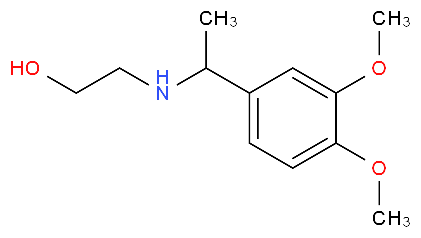 2-[1-(3,4-Dimethoxy-phenyl)-ethylamino]-ethanol_Molecular_structure_CAS_)