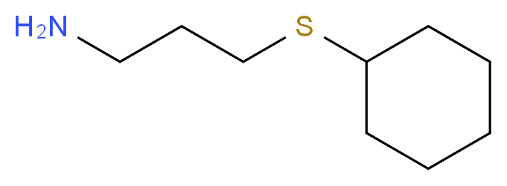 3-(cyclohexylthio)-1-propanamine_Molecular_structure_CAS_56216-09-2)