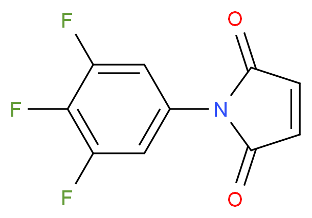 1-(3,4,5-Trifluorophenyl)-1H-pyrrole-2,5-dione_Molecular_structure_CAS_)