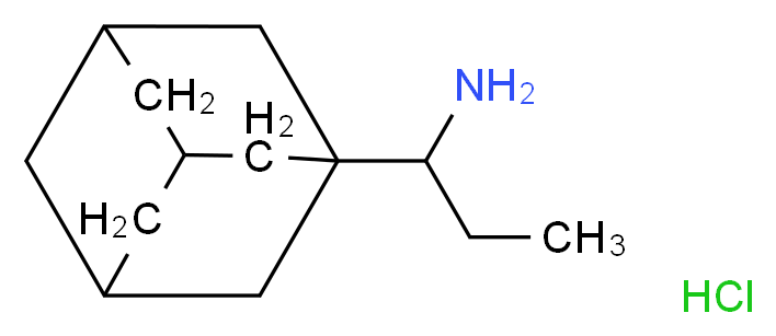 1-(1-adamantyl)propan-1-amine hydrochloride_Molecular_structure_CAS_60196-90-9)