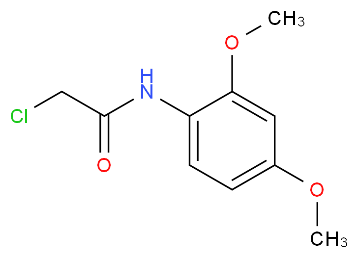 2-Chloro-N-(2,4-dimethoxyphenyl)acetamide_Molecular_structure_CAS_)